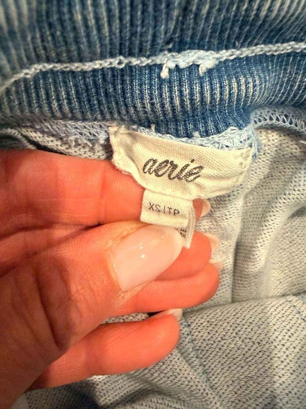 Aerie Drawstring Wide Leg Jeans Size XS - Picture 2 of 3